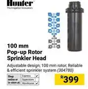 Builders Warehouse Hunter 100mm Pop Up Rotor Sprinkler Head offer
