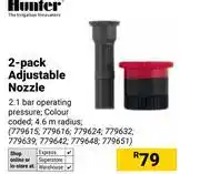 Builders Warehouse Hunter 2 Pack Adjustable Nozzle offer