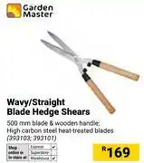 Builders Warehouse Garden Master Wavy/Straight Blade Hedge Shears offer