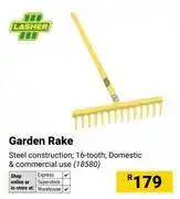 Builders Warehouse Lasher Garden Rake offer