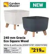 Builders Warehouse Garden Master 240mm Gracia Eco Square Wood-Each offer