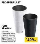 Builders Warehouse Prosperplast Furu Slim Pot 300mm-Each offer