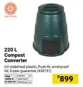 Builders Warehouse First Dutch 220L Compost Converter offer