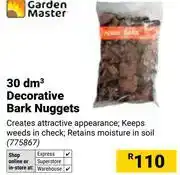 Builders Warehouse Garden Master 30dm3 Decorative Bark Nuggets offer