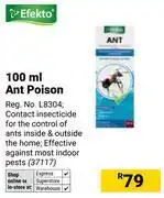 Builders Warehouse Efekto Ant Poison-100ml offer