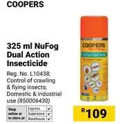 Builders Warehouse Coopers Nufog Dual Action Insecticide-325ml offer