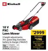 Builders Warehouse Einhell 18V PXC Lawn Mower 786267 offer