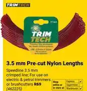 Builders Warehouse Trimtech 3.5mm Pre-Cut Nylon Lengths 462225 offer