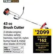 Builders Warehouse Trimtech 43cc Brush Cutter 474125 offer