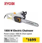 Builders Warehouse Ryobi 1800W Electric Chainsaw 587755 offer