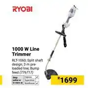 Builders Warehouse Ryobi 1000W Line Trimmer 776717 offer