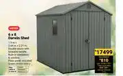 Builders Warehouse Keter 6 x 8 Darwin Shed 850015014 offer