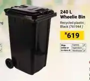 Builders Warehouse 240Ltr Wheelie Bin 761944 offer