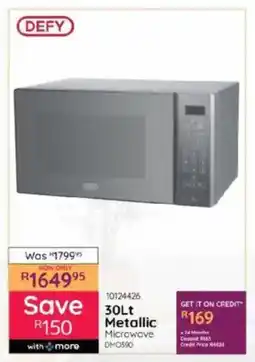 Bradlows DEFY Metallic Microwave offer
