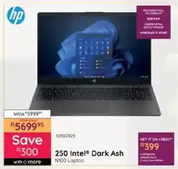 Bradlows HP 250 Intel Dark Ash N100 Laptop offer