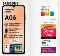 Bradlows SAMSUNG Galaxy A06 Dual Sim offer