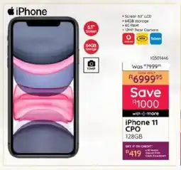 Bradlows iPhone 11 CPO offer