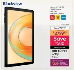 Bradlows Blackview Tab 60 Pro Grey Tablet offer