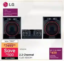 Bradlows LG 2.2 Channel CL65 XBOOM offer