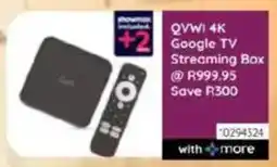 Bradlows QVWI 4K Google TV Streaming Box offer