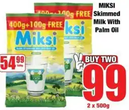 Boxer MIKSI Skimmed Milk With Palm Oil offer