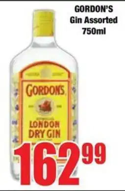 Boxer GORDON'S Gin Assorted offer