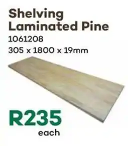 Timbercity Shelving Laminated Pine offer