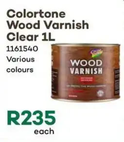 Timbercity Colortone Wood Varnish Clear offer