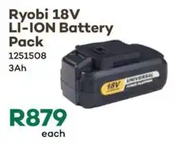 Timbercity Ryobi 18V LI-ION Battery Pack offer