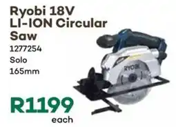 Timbercity Ryobi 18V LI-ION Circular Saw offer