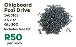 Timbercity Chipboard Pozi Drive offer