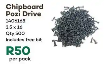 Timbercity Chipboard Pozi Drive offer
