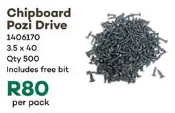 Timbercity Chipboard Pozi Drive offer