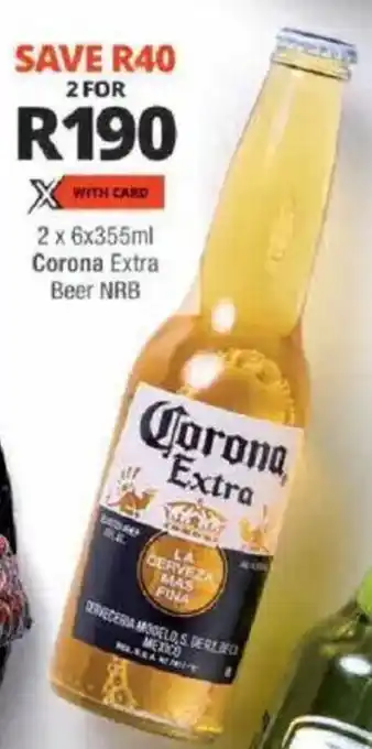 Checkers Corona Extra Beer NRB offer