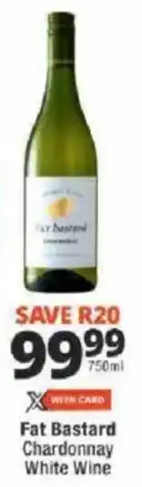 Checkers Fat Bastard Chardonnay White Wine offer
