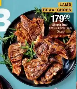 Checkers Simple Truth Natural Lamb Braai Chops offer