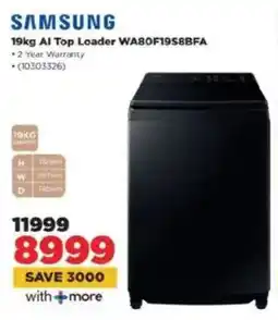 HiFi Corp SAMSUNG AI Top Loader offer