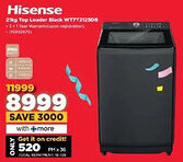 HiFi Corp Hisense Top Loader Black offer
