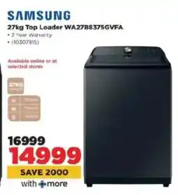 HiFi Corp SAMSUNG Top Loader offer
