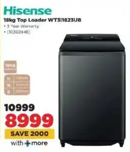 HiFi Corp Hisense Top Loader offer