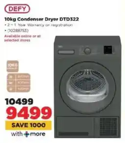 HiFi Corp DEFY Condenser Dryer DTD322 offer
