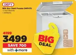 HiFi Corp DEFY Eco Chest Freezer DMF470 offer