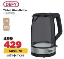 HiFi Corp DEFY Tinted Glass Kettle offer