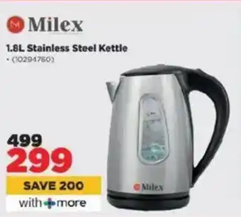 HiFi Corp Milex Stainless Steel Kettle offer