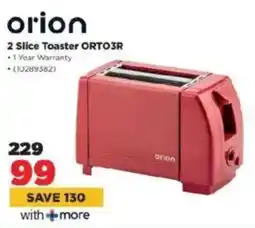 HiFi Corp Orion 2 Slice Toaster ORTO3R offer