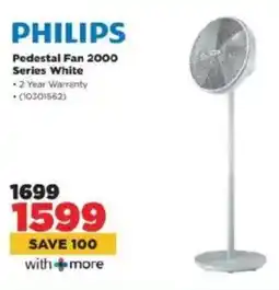 HiFi Corp PHILIPS Pedestal Fan 2000 Series White offer
