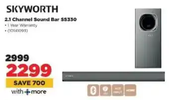 HiFi Corp SKYWORTH 2.1 Channel Sound Bar SS330 offer
