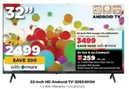 HiFi Corp SKYWORTH 32-inch HD Android TV-32E5400H offer