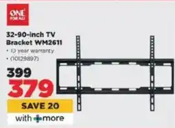 HiFi Corp One For All 32-90-inch TV Bracket WM2611 offer