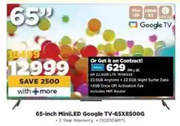 HiFi Corp SKYWORTH 65-inch MiniLED Google TV-65X8500G offer